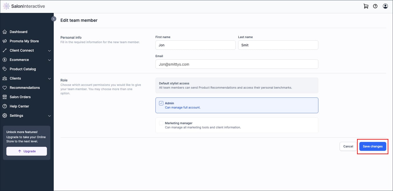 How do I update my profile information?